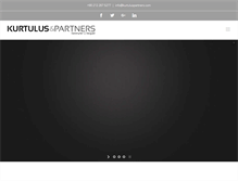 Tablet Screenshot of kurtuluspartners.com